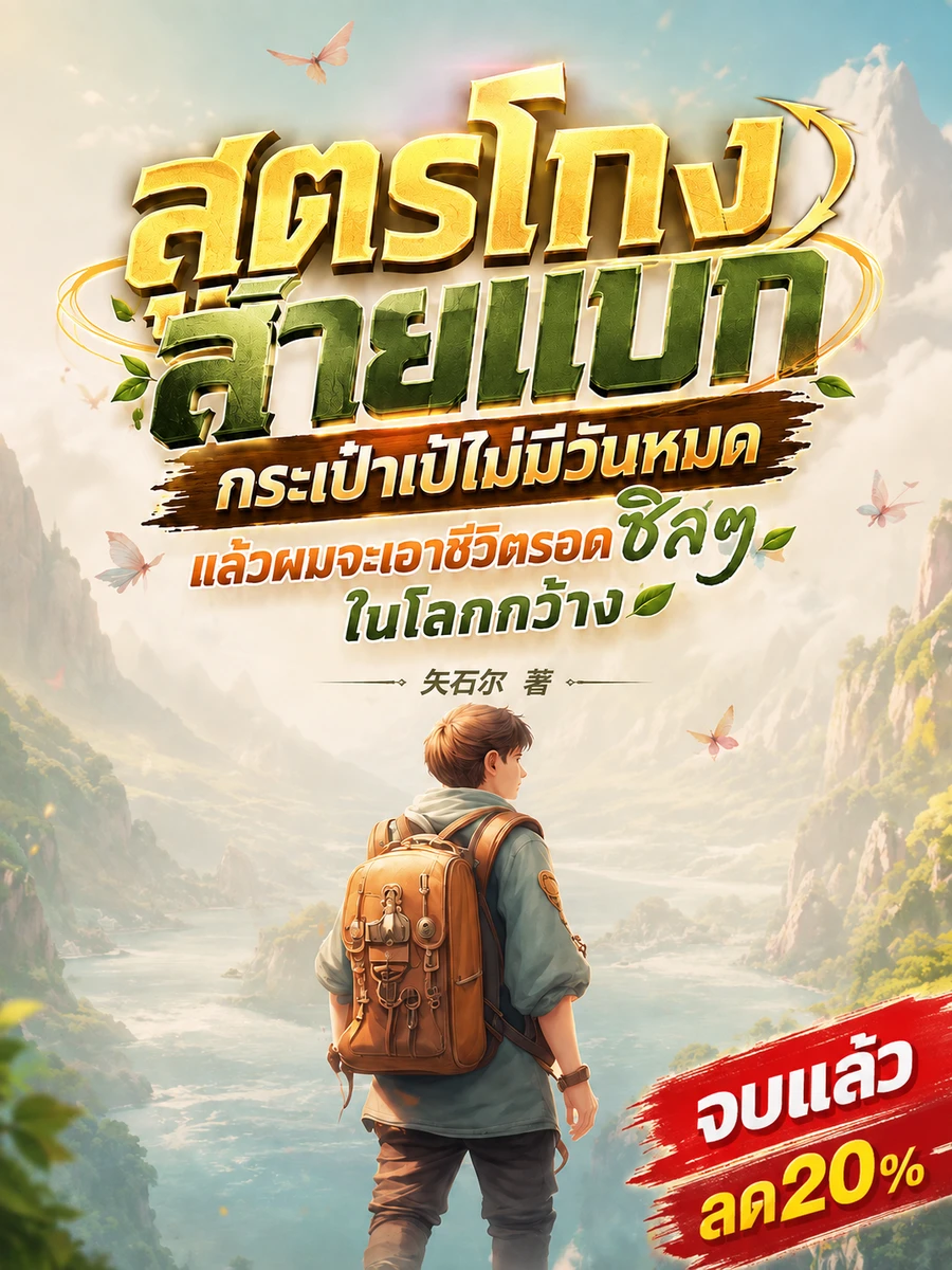 ปก [จบแล้ว]สูตรโกงสายแบก กระเป๋าเป้ไม่มีวันหมด แล้วผมจะเอาชีวิตรอดชิลๆ ในโลกกว้าง
