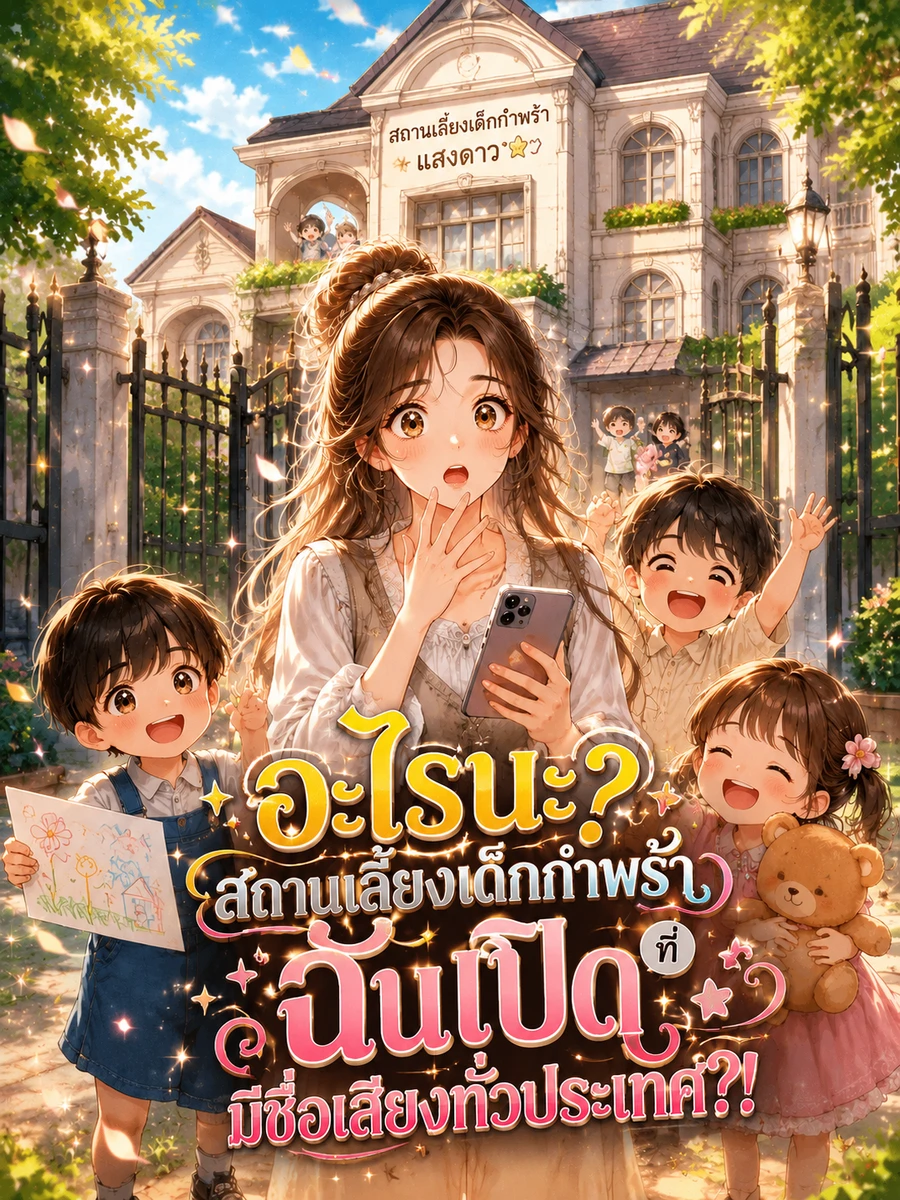 ปก อะไรนะ? สถานเลี้ยงเด็กกําพร้าที่ฉันเปิดมีชื่อเสียงทั่วประเทศ?