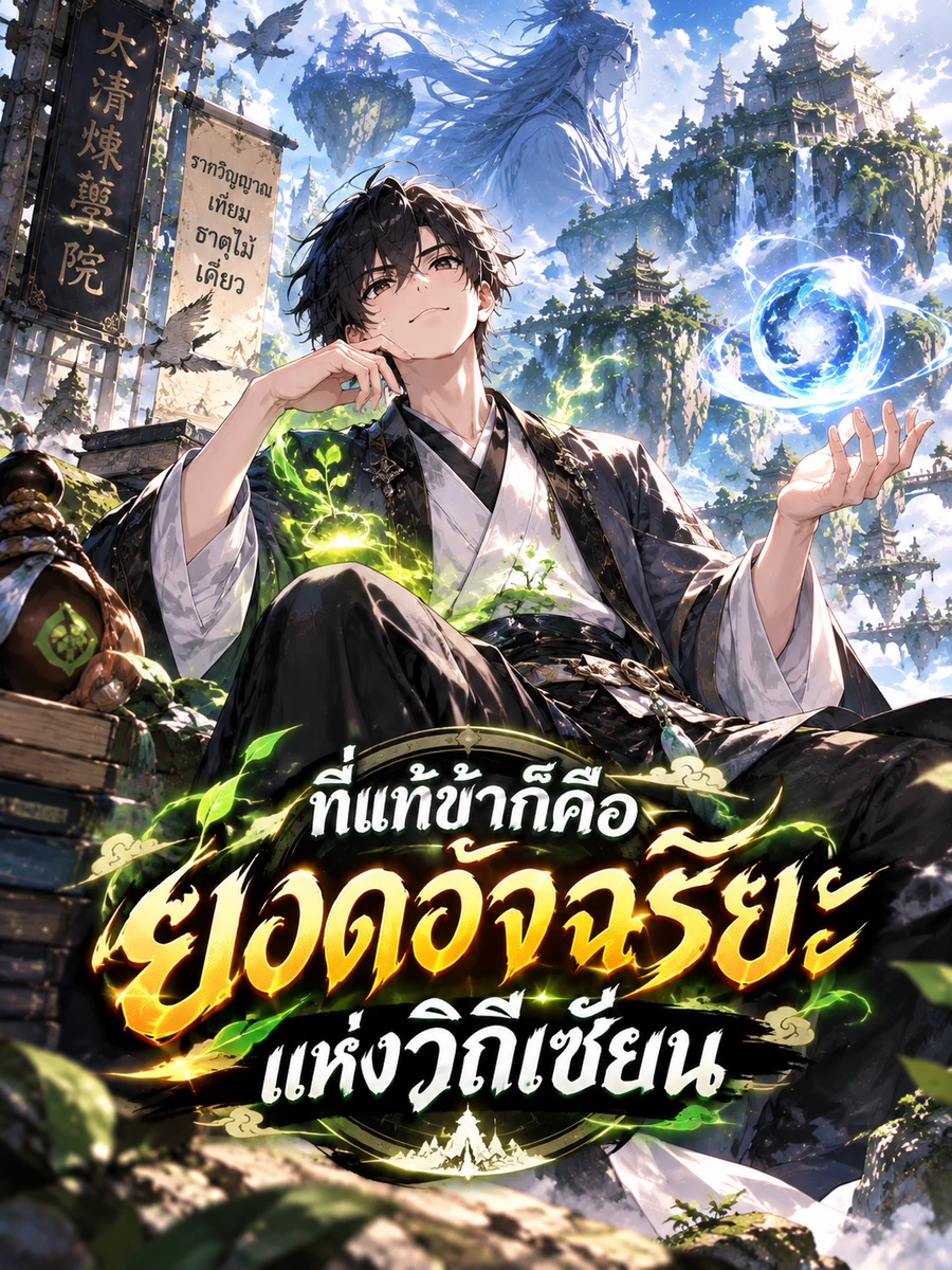 ปก ที่แท้ข้าก็คือยอดอัจฉริยะแห่งวิถีเซียน