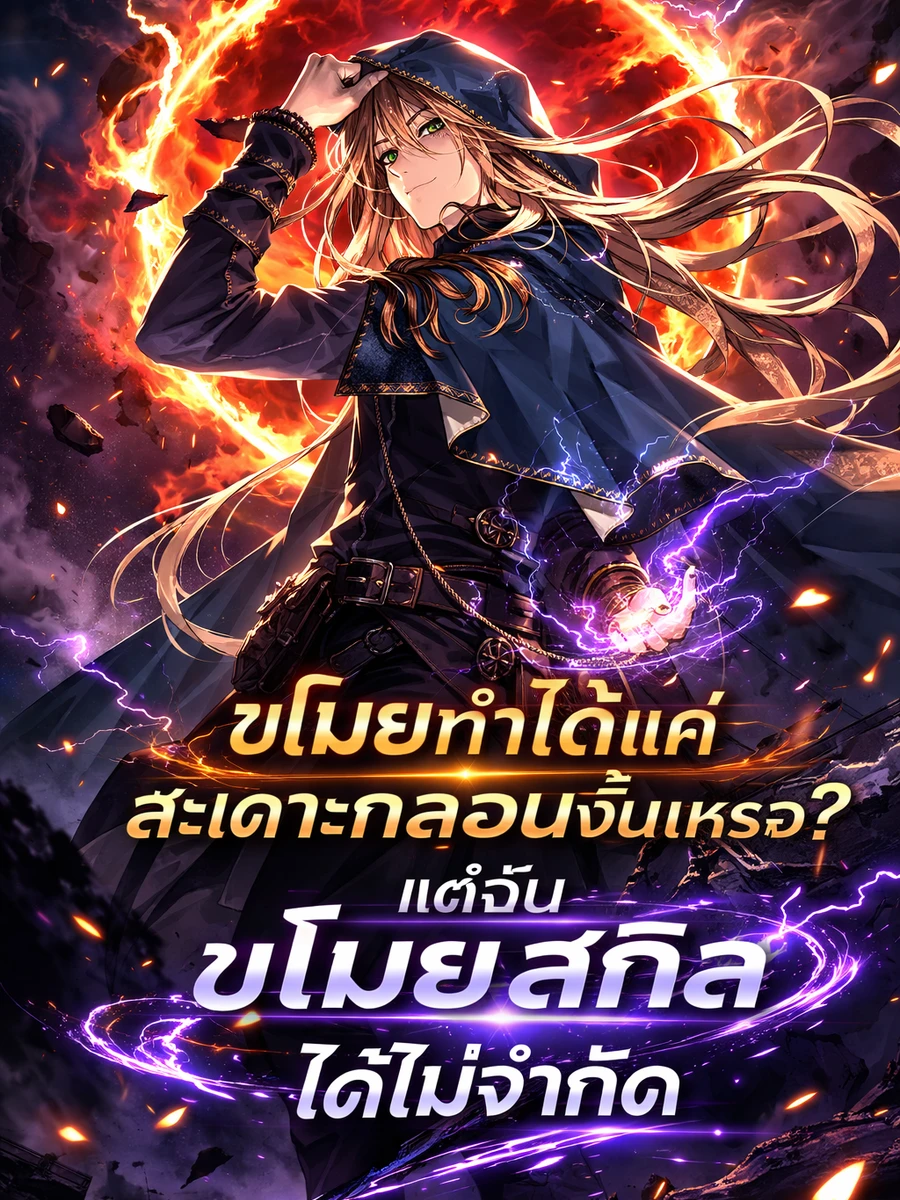 ปก ขโมยทําได้แค่สะเดาะกลอนงั้นเหรอ? แต่ฉันขโมยสกิลได้ไม่จํากัด