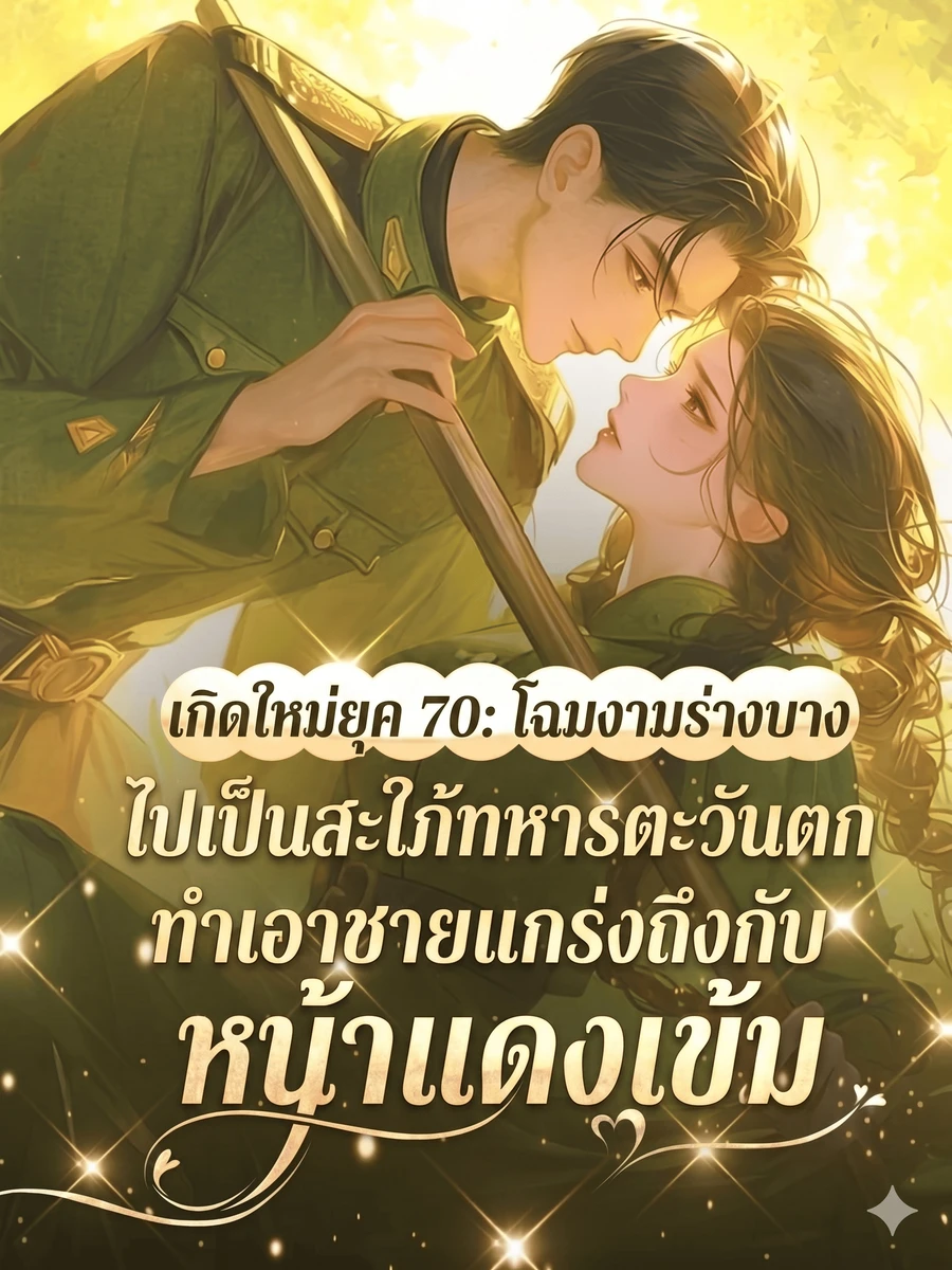 ปก เกิดใหม่ยุค 70: โฉมงามร่างบางไปเป็นสะใภ้ทหารตะวันตก ทําเอาชายแกร่งถึงกับหน้าแดงเข้ม