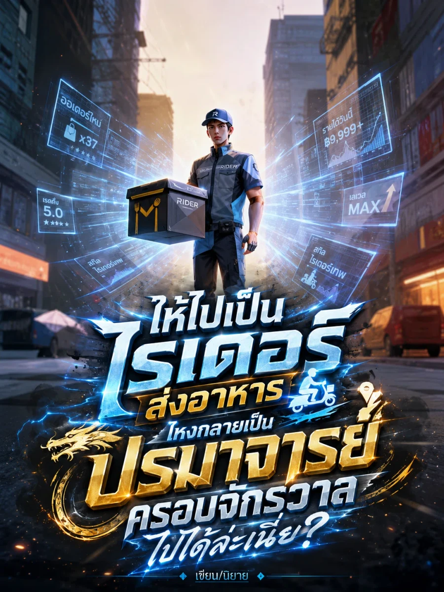 ปก ให้ไปเป็นไรเดอร์ส่งอาหาร ไหงกลายเป็นปรมาจารย์ครอบจักรวาลไปได้ล่ะเนี่ย