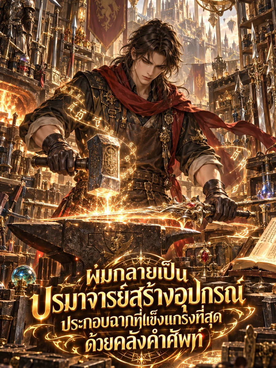 ปก ผมกลายเป็นปรมาจารย์สร้างอุปกรณ์ประกอบฉากที่แข็งแกร่งที่สุดด้วยคลังคําศัพท์