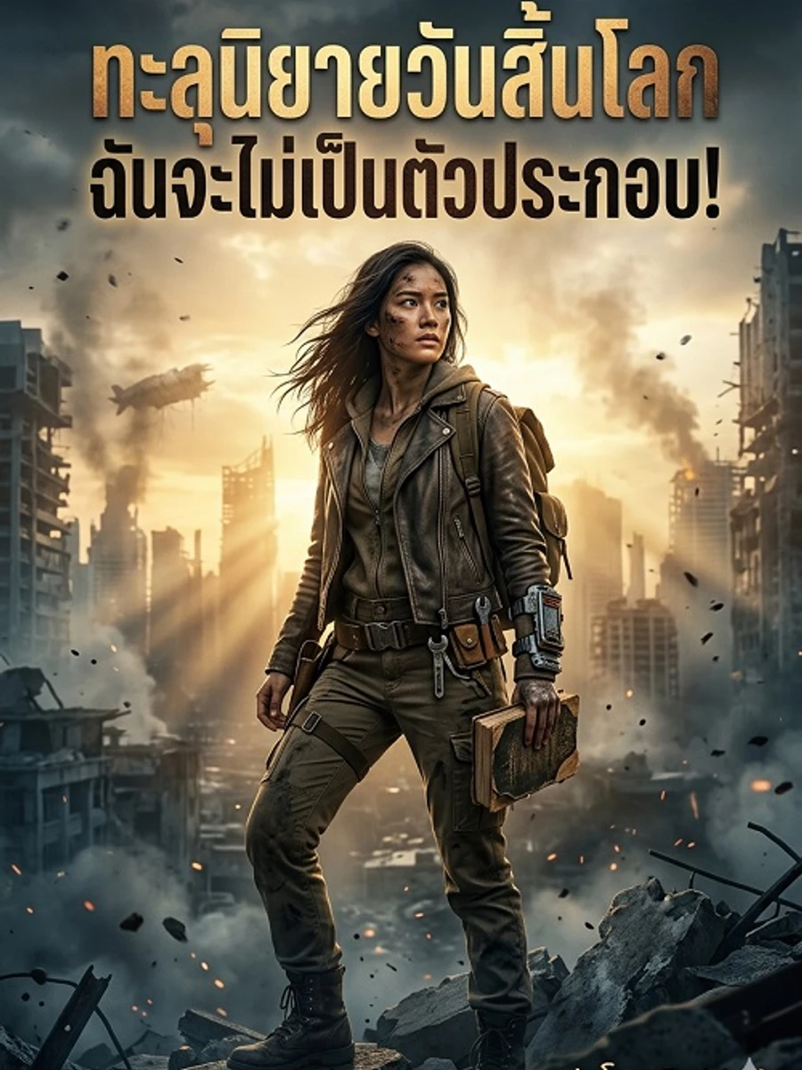 ปก ทะลุนิยายวันสิ้นโลก ฉันจะไม่เป็นตัวประกอบ!