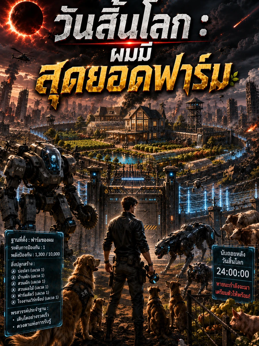 ปก วันสิ้นโลก : ผมมีสุดยอดฟาร์ม