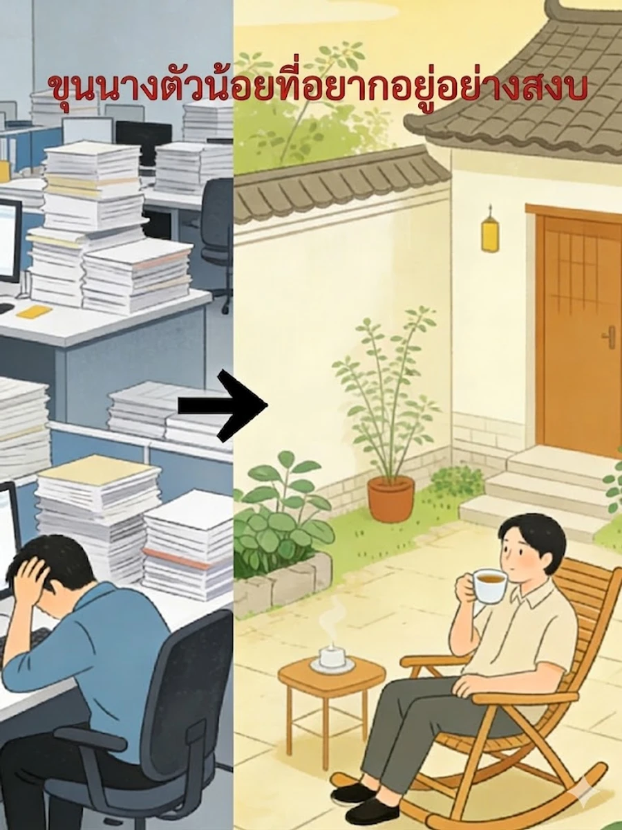 ปก (ชนต้นฉบับ)"ขุนนางตัวน้อยที่อยากอยู่อย่างสงบ"