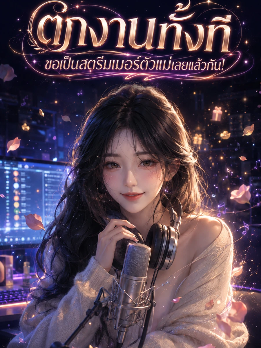 ปก ตกงานทั้งที ขอเป็นสตรีมเมอร์ตัวแม่เลยแล้วกัน!