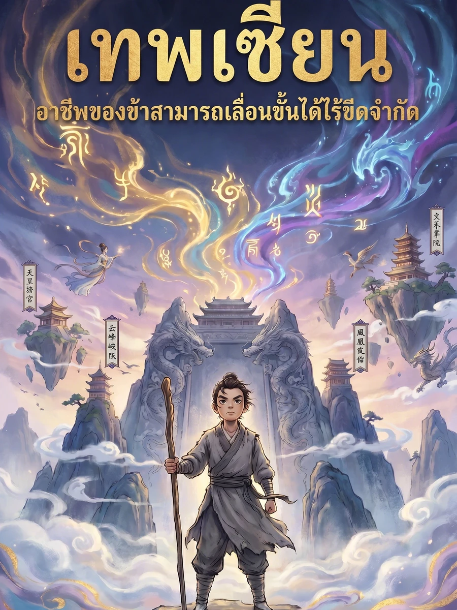 ปก เทพเซียน อาชีพของข้าสามารถเลื่อนขั้นได้ไร้ขีดจํากัด