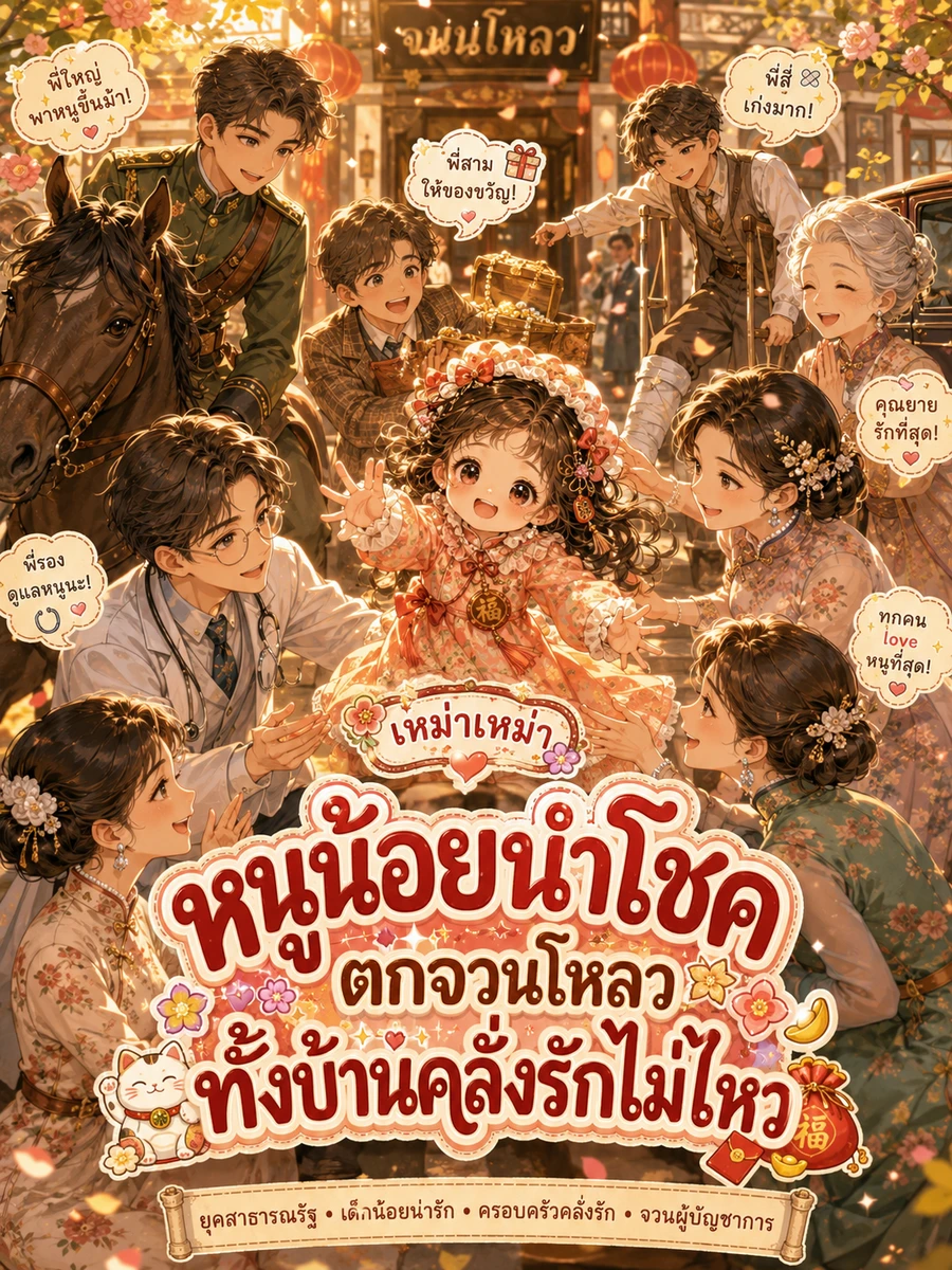 ปก [จบแล้ว] หนูน้อยนําโชคตกจวนโหลว ทั้งบ้านคลั่งรักไม่ไหว