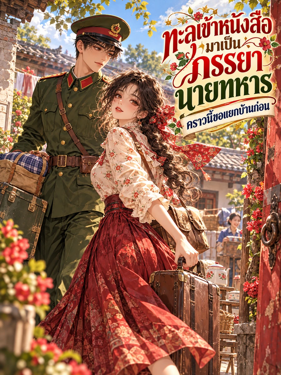 ปก ทะลุเข้าหนังสือมาเป็นภรรยานายทหาร คราวนี้ขอแยกบ้านก่อน