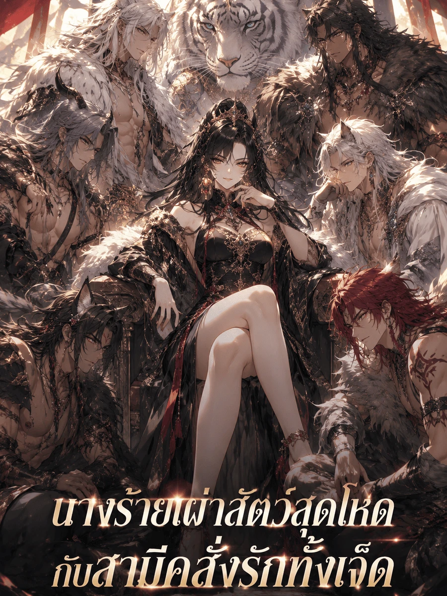 ปก นางร้ายเผ่าสัตว์สุดโหดกับสามีคลั่งรักทั้ง7