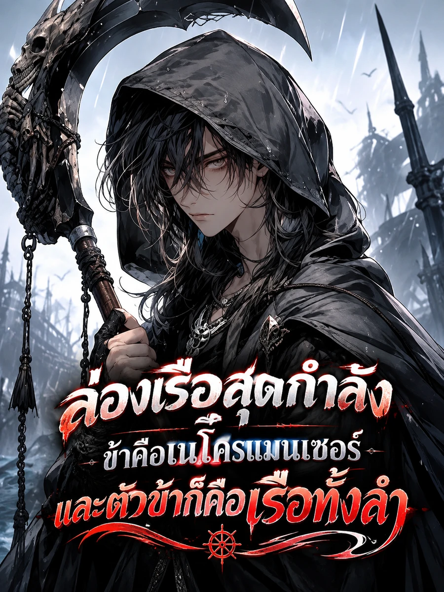 ปก ล่องเรือสุดกําลัง ข้าคือเนโครแมนเซอร์ และตัวข้าก็คือเรือทั้งลํา