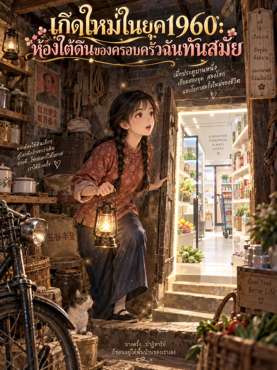 ปก [จบแล้ว]เกิดใหม่ในยุค1960:ห้องใต้ดินของครอบครัวฉันทันสมัย