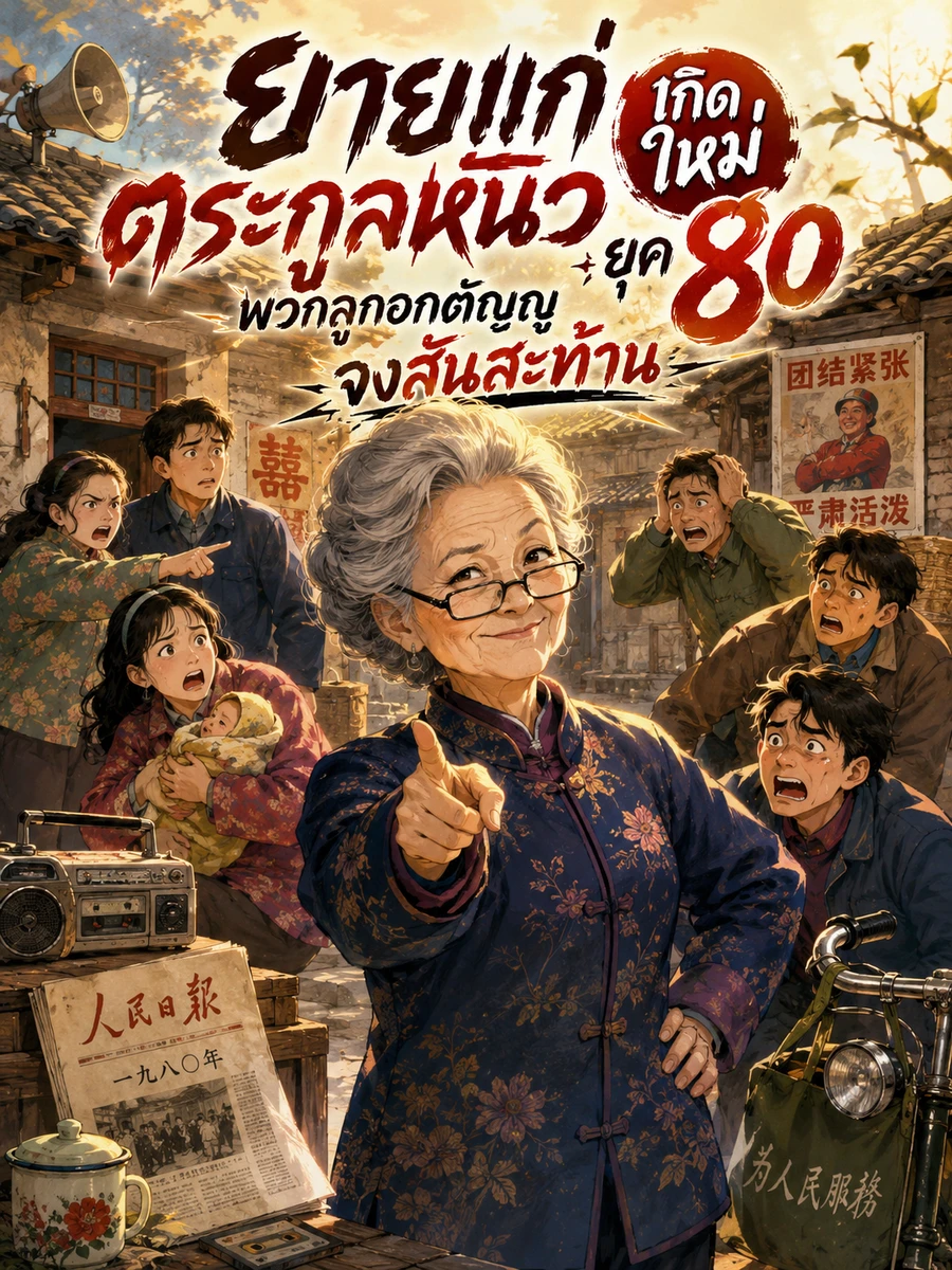 ปก (จบแล้ว) ยายแก่ตระกูลหนิวเกิดใหม่ยุค 80 พวกลูกอกตัญญูจงสั่นสะท้าน