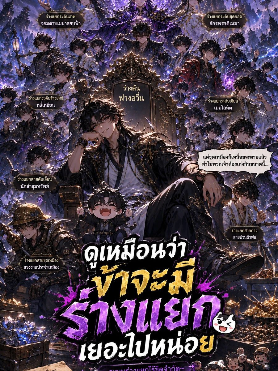 ปก ดูเหมือนว่าข้าจะมีร่างแยกเยอะไปหน่อย