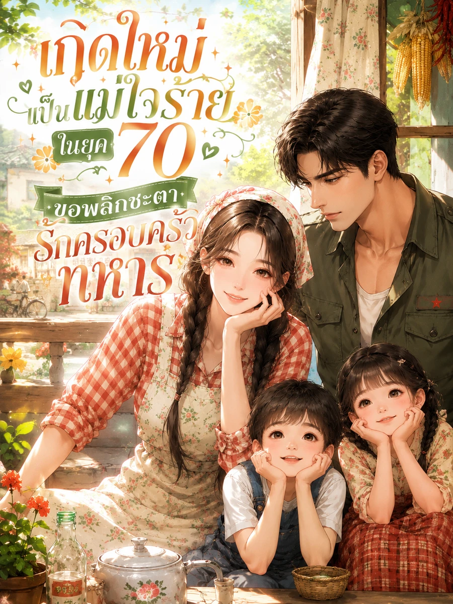 ปก เกิดใหม่เป็นแม่ใจร้ายในยุค 70 ขอพลิกชะตารักครอบครัวทหาร