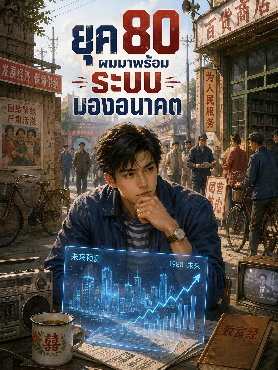 ปก ยุค 80: ผมมาพร้อมระบบมองอนาคต