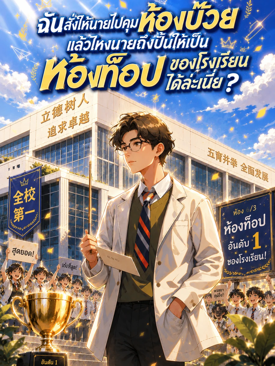 ปก (จบแล้ว) ฉันสั่งให้นายไปคุมห้องบ๊วย แล้วไหงนายถึงปั้นให้เป็นห้องท็อปของโรงเรียนได้ล่ะเนี่ย?