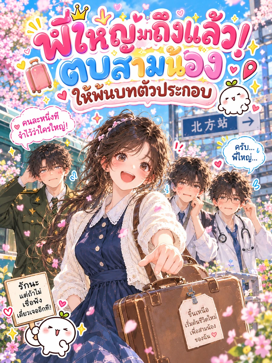 ปก [จบแล้ว]พี่ใหญ่มาถึงแล้ว! ตบสามน้องให้พ้นบทตัวประกอบ