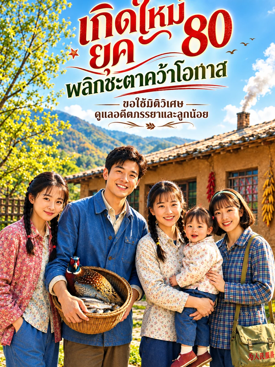 ปก เกิดใหม่ยุค 80 พลิกชะตาคว้าโอกาส: ขอใช้มิติวิเศษดูแลเหล่าภรรยาและลูกน้อย