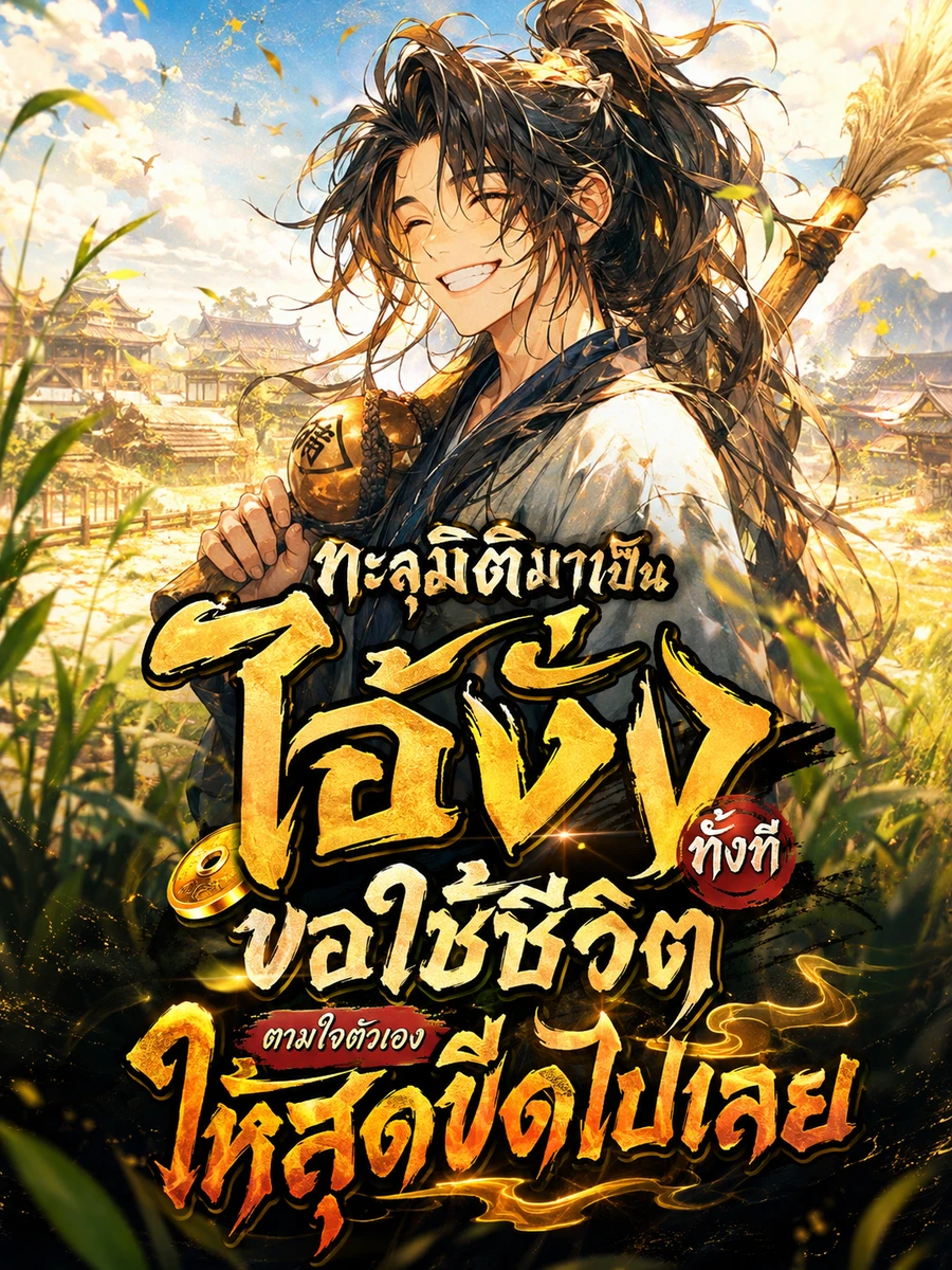 ปก ทะลุมิติมาเป็นไอ้งั่งทั้งที ขอใช้ชีวิตตามใจตัวเองให้สุดขีดไปเลย