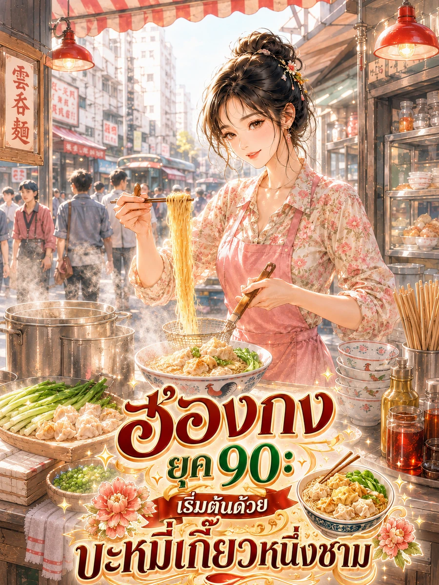 ปก [จบแล้ว] ฮ่องกงยุค 90: เริ่มต้นด้วยบะหมี่เกี๊ยวหนึ่งชาม