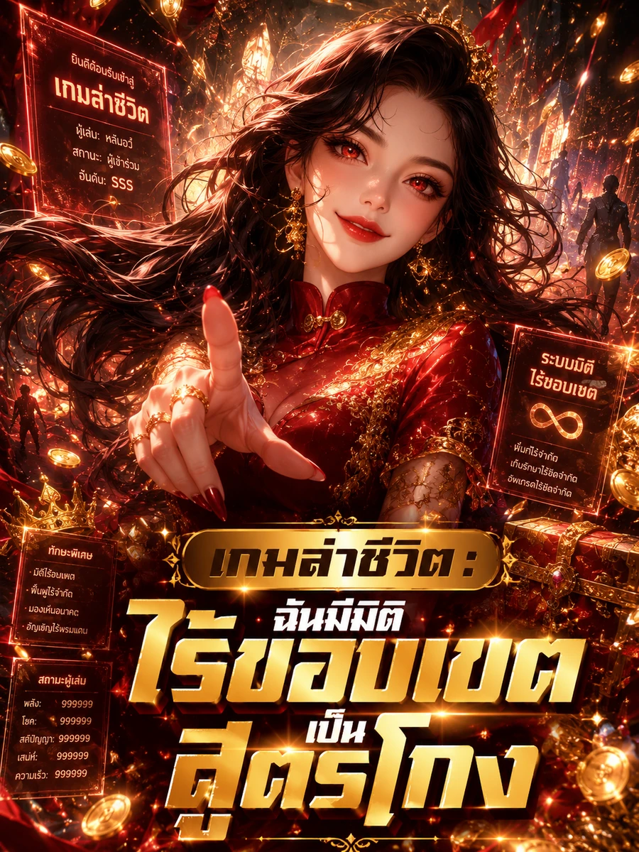 ปก (จบแล้ว) เกมล่าชีวิต : ฉันมีมิติไร้ขอบเขตเป็นสูตรโกง