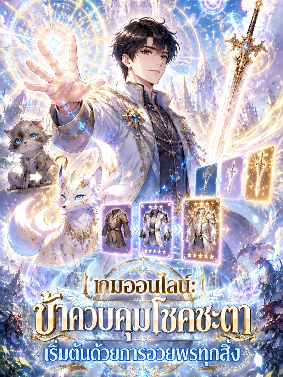 ปก เกมออนไลน์: ข้าควบคุมโชคชะตา เริ่มต้นด้วยการอวยพรทุกสิ่ง