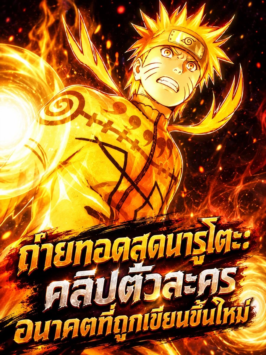 ปก [ชนต้นฉบับ] ถ่ายทอดสดนารูโตะ: คลิปตัวละคร อนาคตที่ถูกเขียนขึ้นใหม่