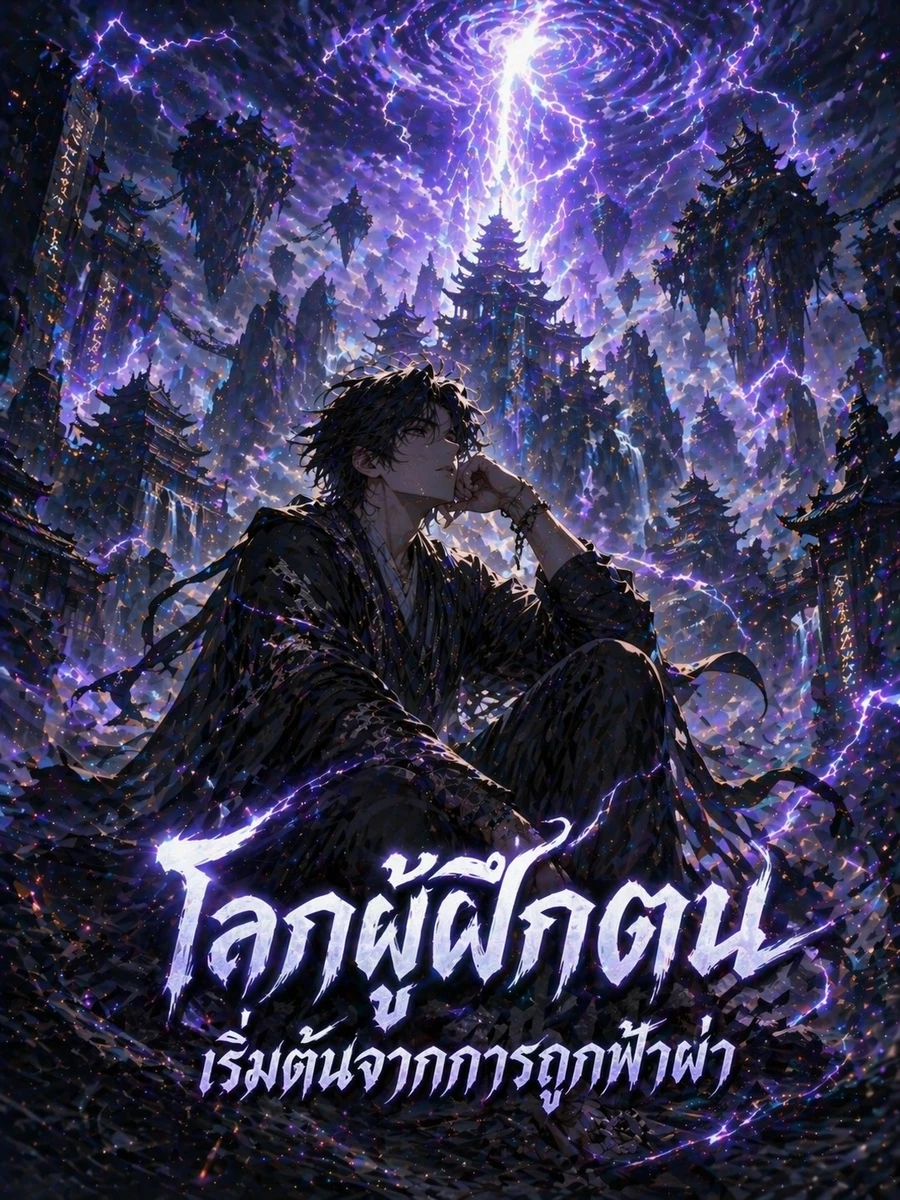 ปก โลกผู้ฝึกตน เริ่มต้นจากการถูกฟ้าผ่า