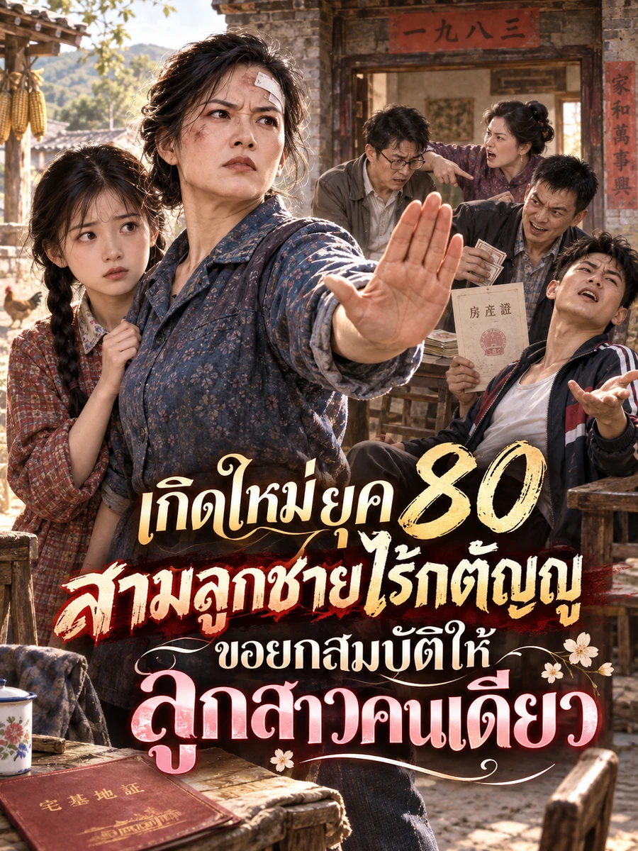 ปก (จบแล้ว) เกิดใหม่ยุค 80 สามลูกชายไร้กตัญญู ขอยกสมบัติให้ลูกสาวคนเดียว
