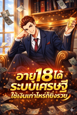 ปก อายุ 18 ได้ระบบเศรษฐี ใช้เงินเท่าไหร่ก็ยิ่งรวย