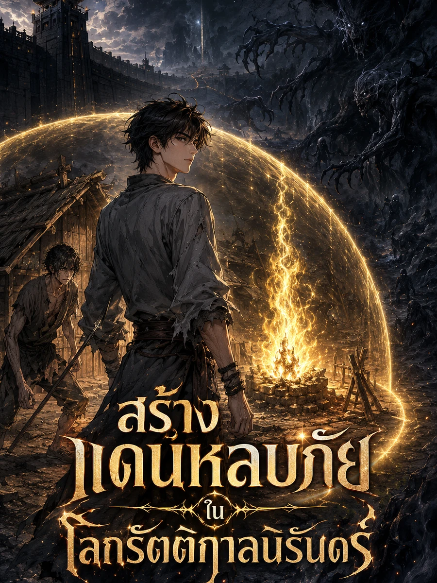 ปก สร้างแดนหลบภัยในโลกรัตติกาลนิรันดร์