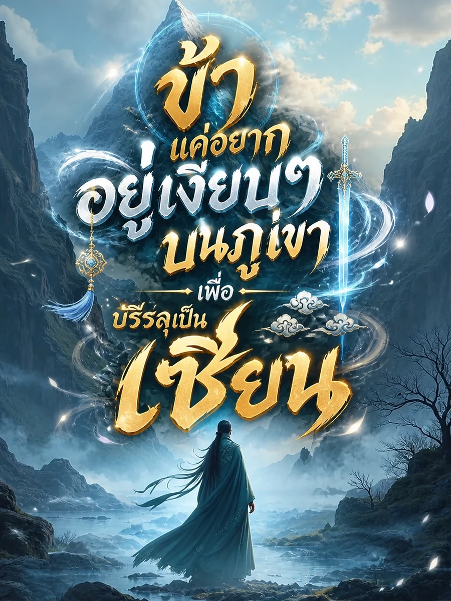 ปก ข้าแค่อยากอยู่เงียบ ๆ บนภูเขาเพื่อบรรละเป็นเซียน
