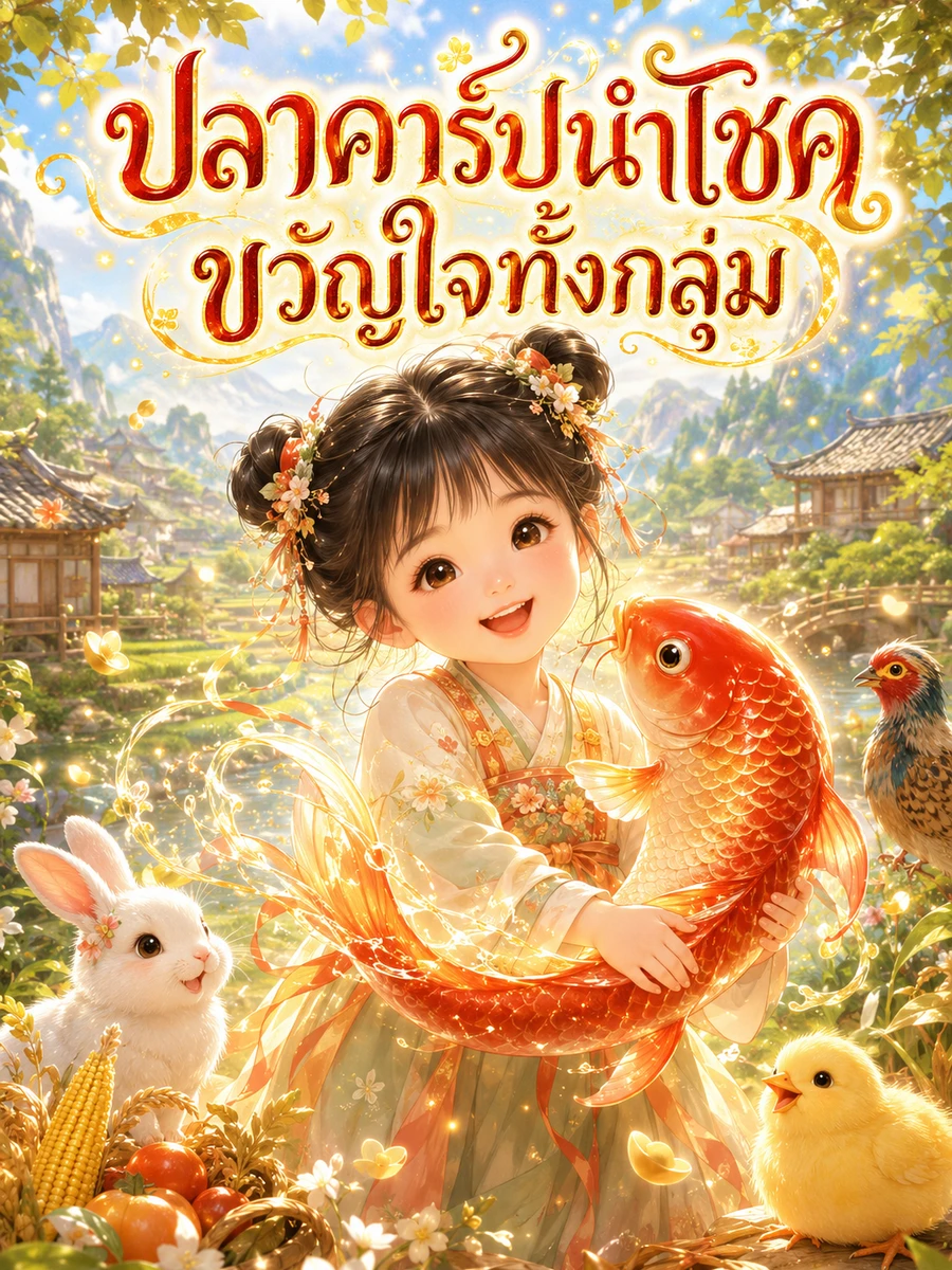 ปก ปลาคาร์ปนําโชคขวัญใจทั้งกลุ่ม