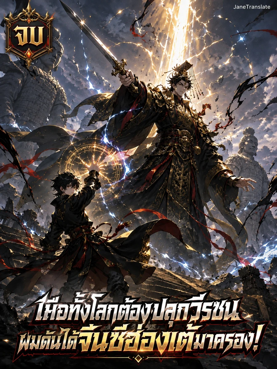 ปก เมื่อทั้งโลกต้องปลุกวีรชน ผมดันได้จิ๋นซีฮ่องเต้มาครอง!