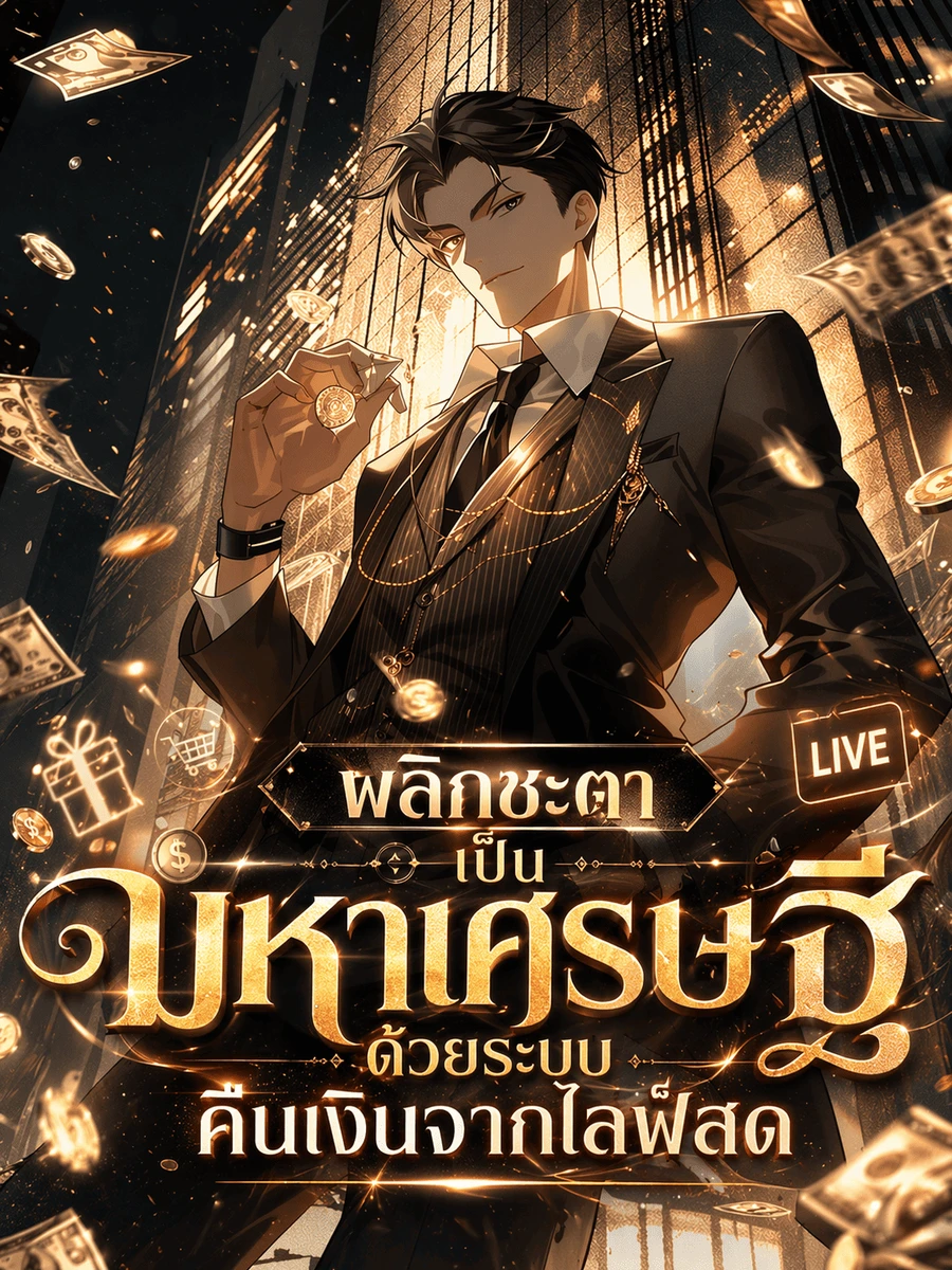 ปก พลิกชะตาเป็นมหาเศรษฐี ด้วยระบบคืนเงินจากไลฟ์สด