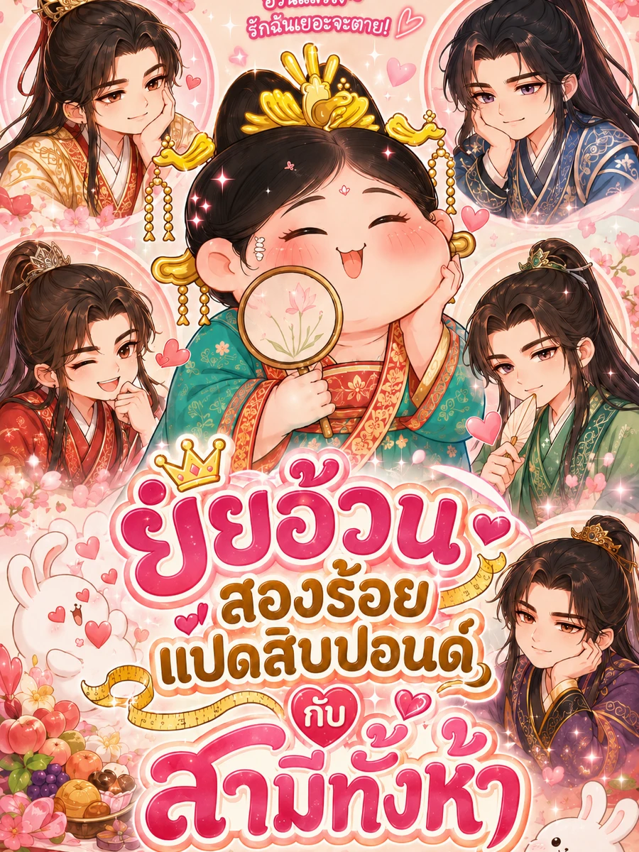 ปก ยัยอ้วนสองร้อยแปดสิบปอนด์กับสามีทั้งห้า