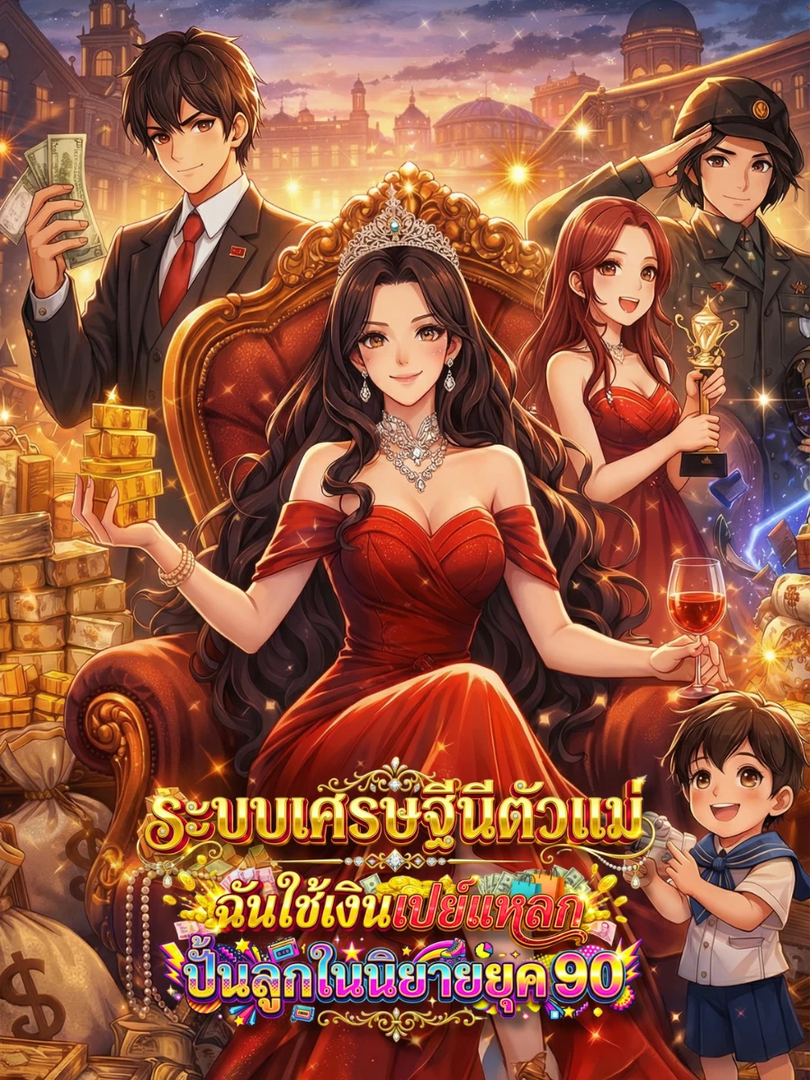 ปก [จบแล้ว] ระบบเศรษฐีนีตัวแม่: ฉันใช้เงินเปย์แหลก ปั้นลูกในนิยายยุค 90