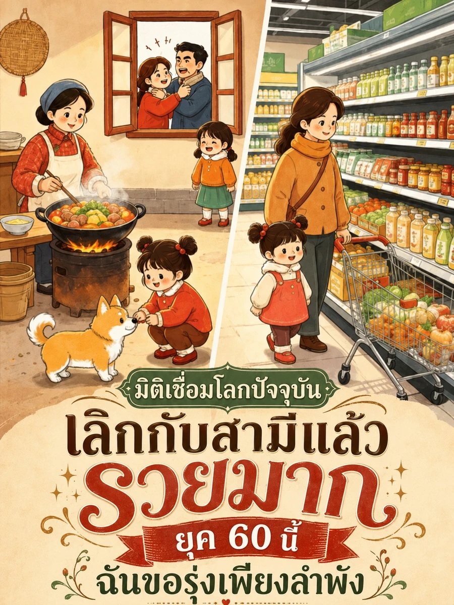 ปก มิติเชื่อมโลกยุคปัจจุบัน เลิกกับสามีแล้วรวยมาก ยุค 60 นี้ฉันขอรุ่งเพียงลําพัง