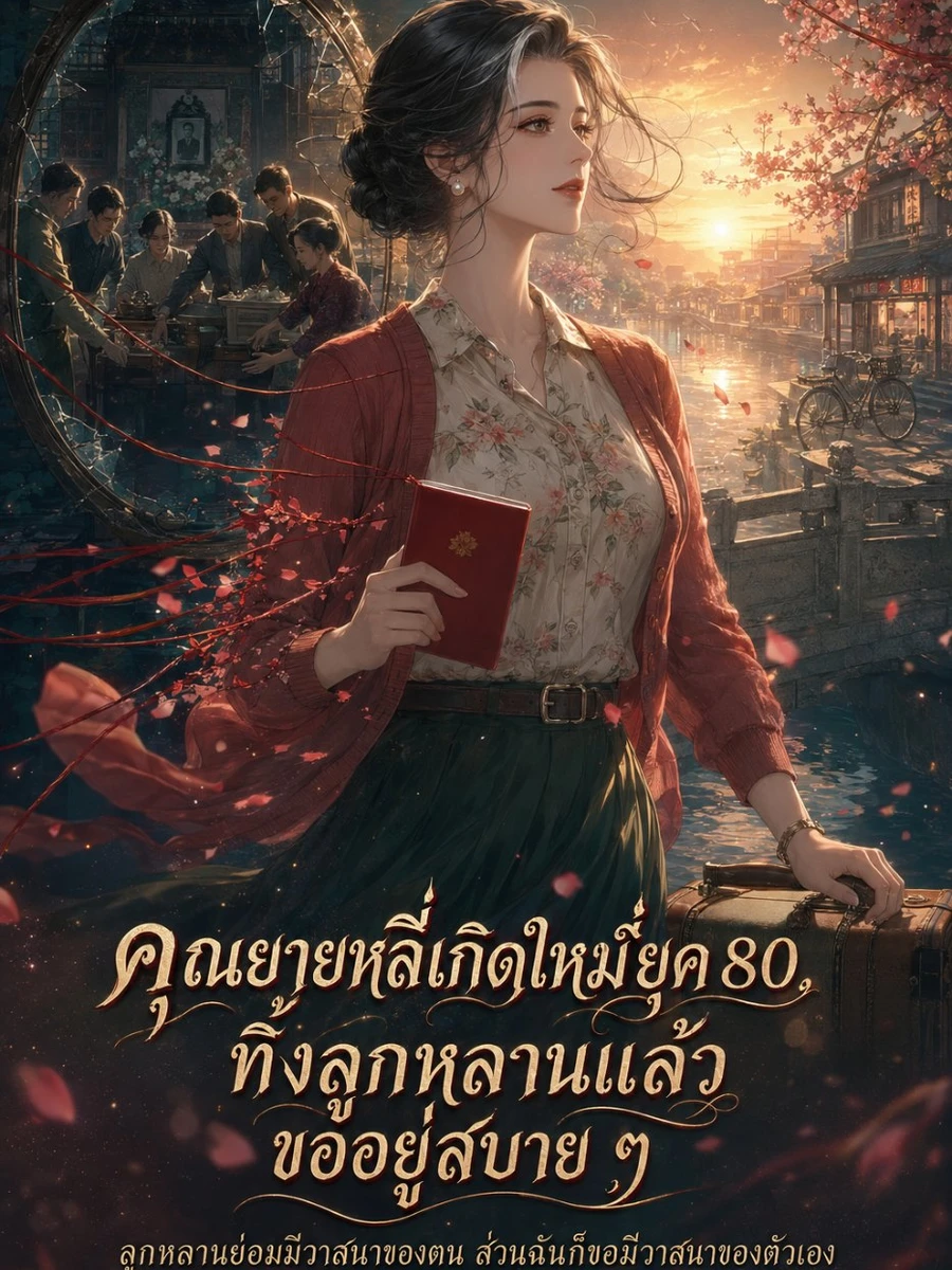 ปก คุณยายหลี่เกิดใหม่ยุค 80 ทิ้งลูกหลานแล้วขออยู่สบาย ๆ
