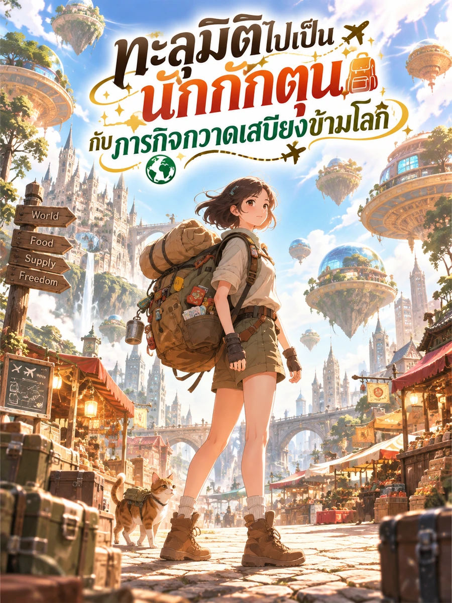 ปก (จบแล้ว) ทะลุมิติไปเป็นนักกักตุน กับภารกิจกวาดเสบียงข้ามโลก