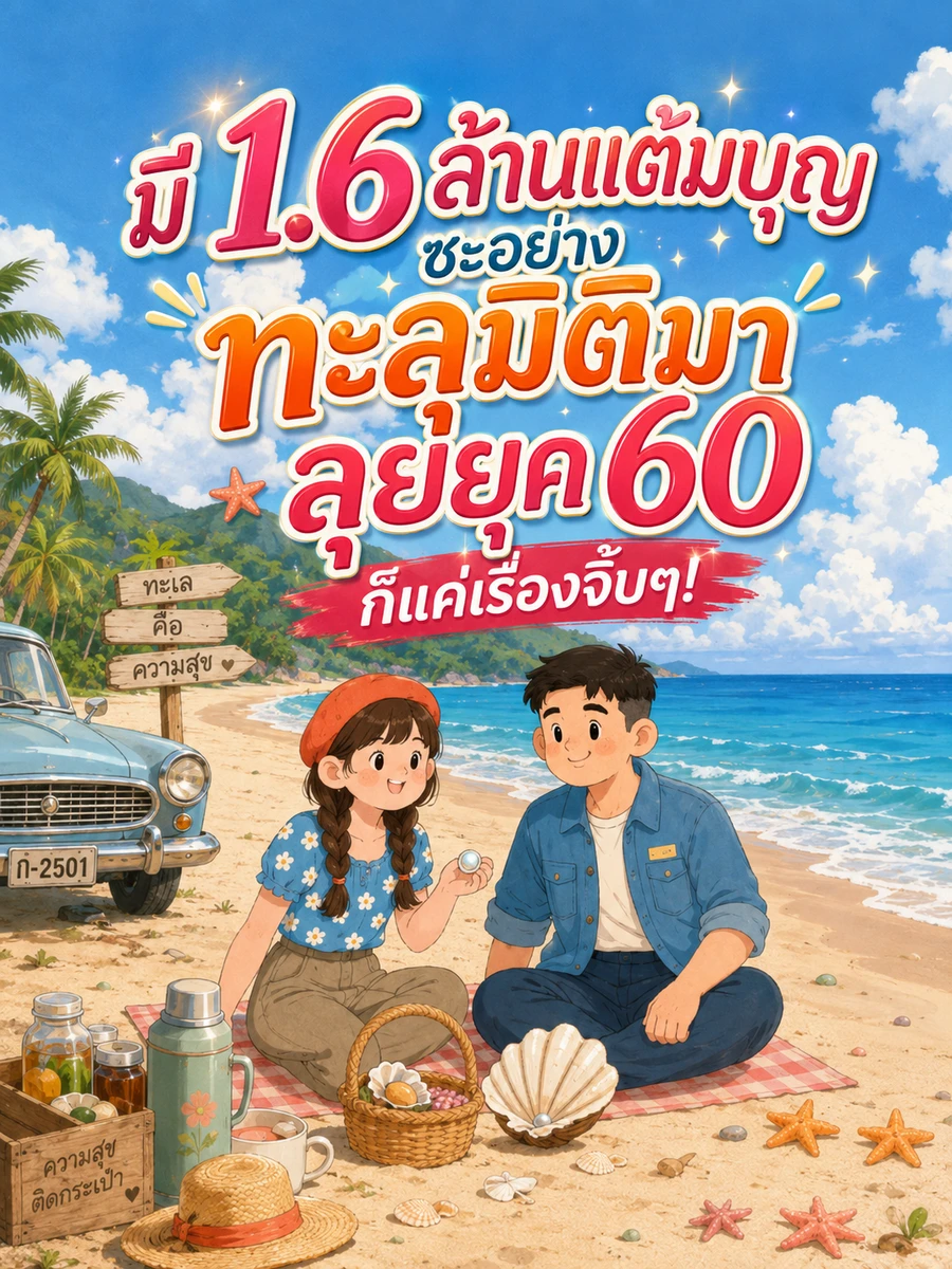 ปก มี 1.6 ล้านแต้มบุญ ซะอย่าง ทะลุมิติมาลุยยุค 60 ก็แค่เรื่องจิ๊บๆ!