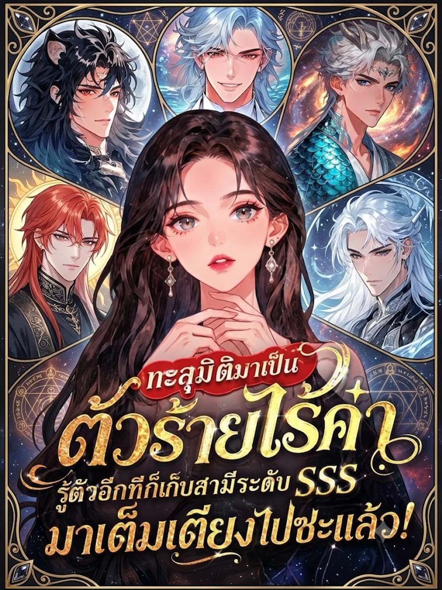 ปก [ชนต้นฉบับ] ทะลุมิติมาเป็นตัวร้ายไร้ค่า รู้ตัวอีกทีก็เก็บสามีระดับ SSS มาเต็มเตียงไปซะแล้ว!