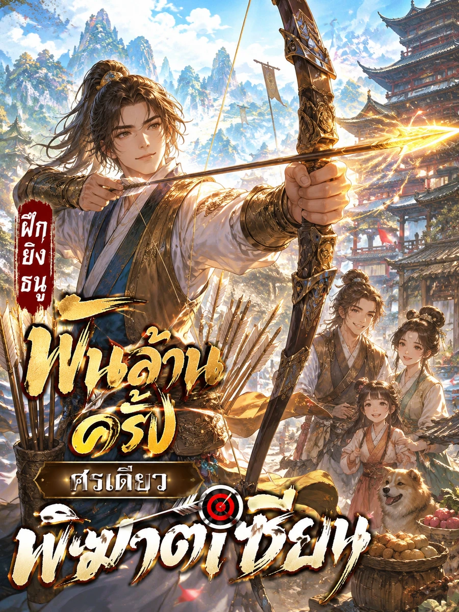ปก ฝึกยิงธนูพันล้านครั้ง ศรเดียวพิฆาตเซียน