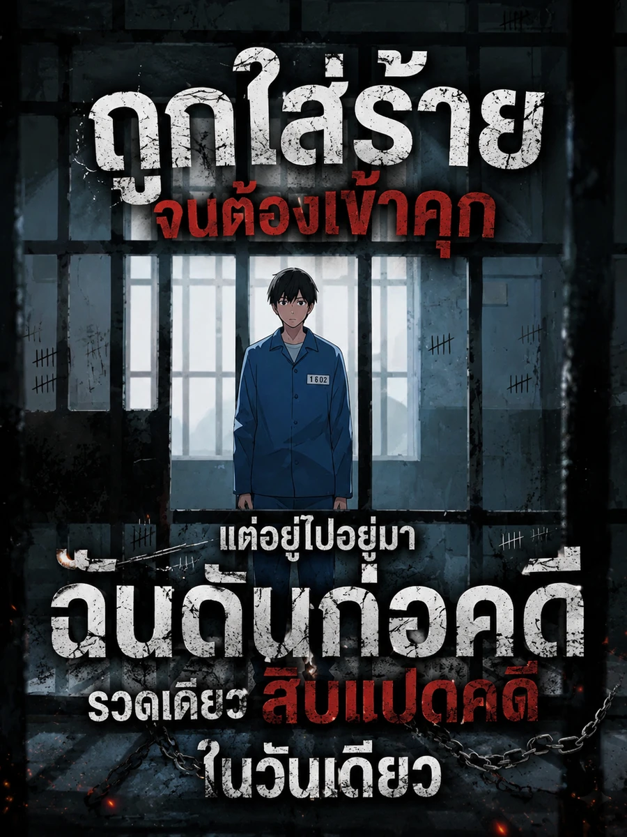 ปก [อ่านฟรี 60 ตอน] ถูกใส่ร้ายจนต้องเข้าคุก แต่อยู่ไปอยู่มา ฉันดันก่อคดีรวดเดียวสิบแปดคดีในวันเดียว
