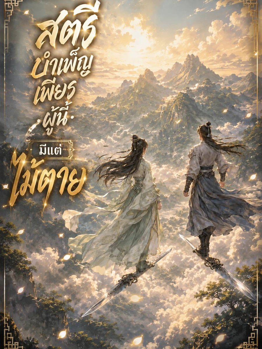 ปก สตรีบําเพ็ญเพียรผู้นี้มีแต่ไม้ตาย