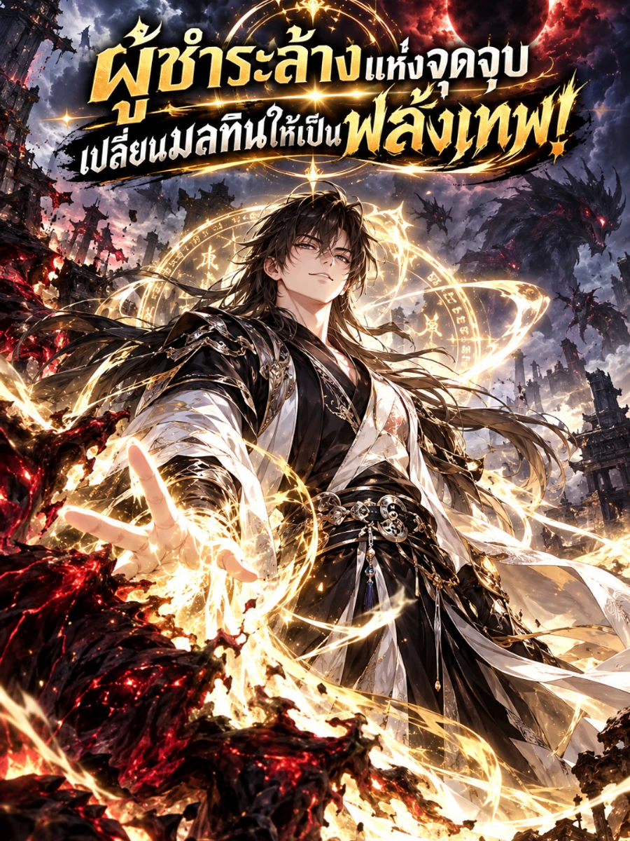 ปก ผู้ชําระล้างแห่งจุดจบ เปลี่ยนมลทินให้เป็นพลังเทพ!