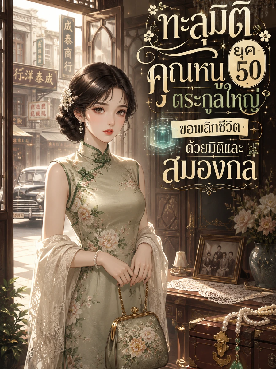 ปก ทะลุมิติยุค 50: คุณหนูตระกูลใหญ่ ขอพลิกชีวิตด้วยมิติและสมองกล