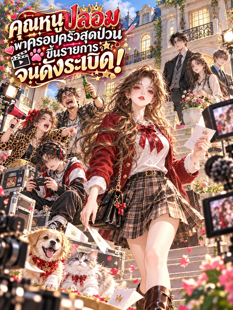 ปก คุณหนูปลอมพาครอบครัวสุดป่วนขึ้นรายการจนดังระเบิด!